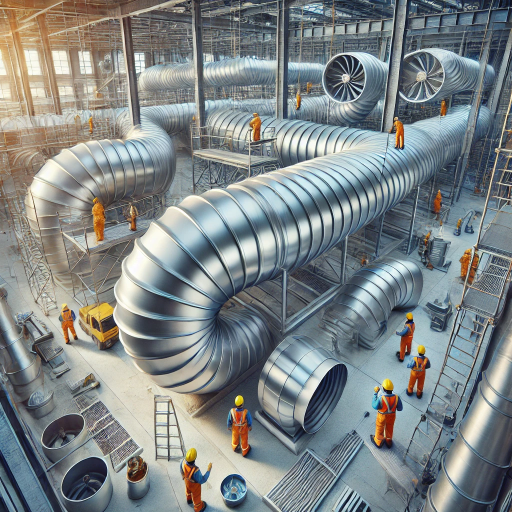 کانال اسپیرال گالوانیزه