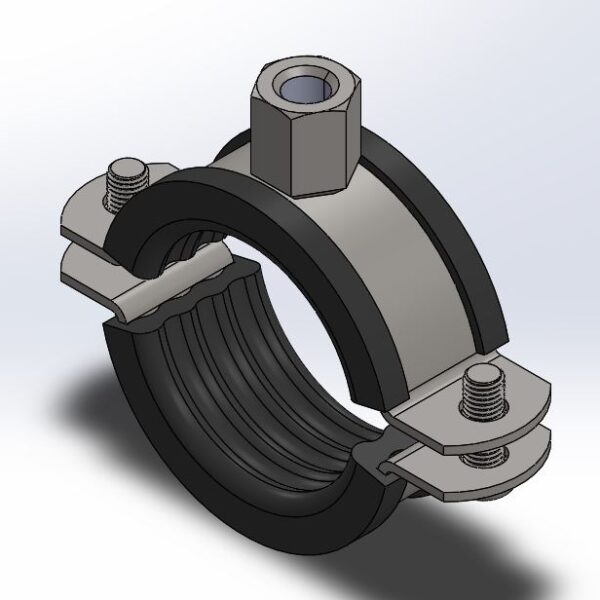 بست دو پیچ مهره دار 1 اینچ