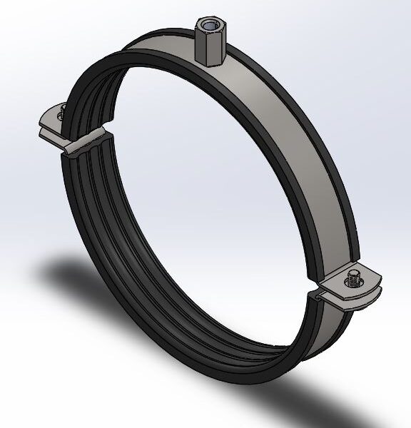 بست دو پیچ مهره دار 6 اینچ