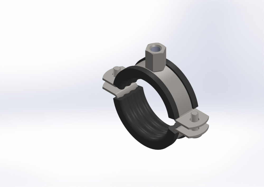 بست دو پیچ مهره دار 1/4 1 اینچ