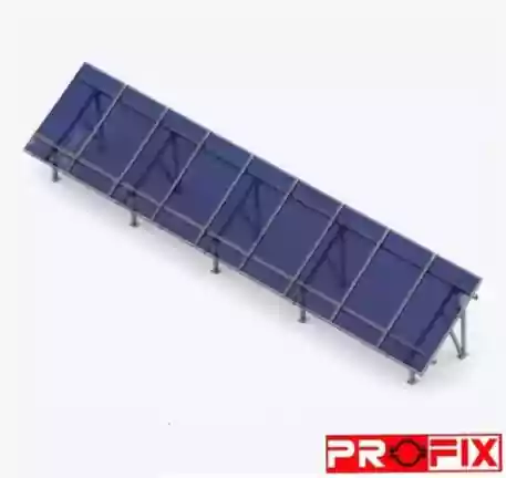 پک سازه (استراکچر ایستاده تک‌ردیفه عمودی طرح مدولار 9 پنل) 620W