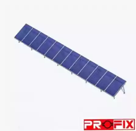 پک سازه (استراکچر ایستاده تک‌ردیفه عمودی طرح مدولار 12 پنل) 620W
