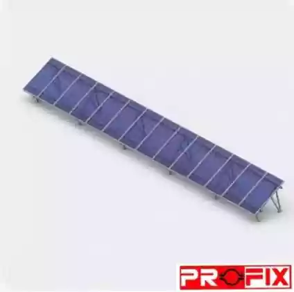 پک سازه (استراکچر ایستاده تک‌ردیفه عمودی طرح مدولار 14 پنل) 620W