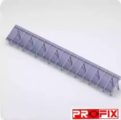 پک سازه (استراکچر ایستاده تک‌ردیفه عمودی طرح مدولار 16 پنل) 620W